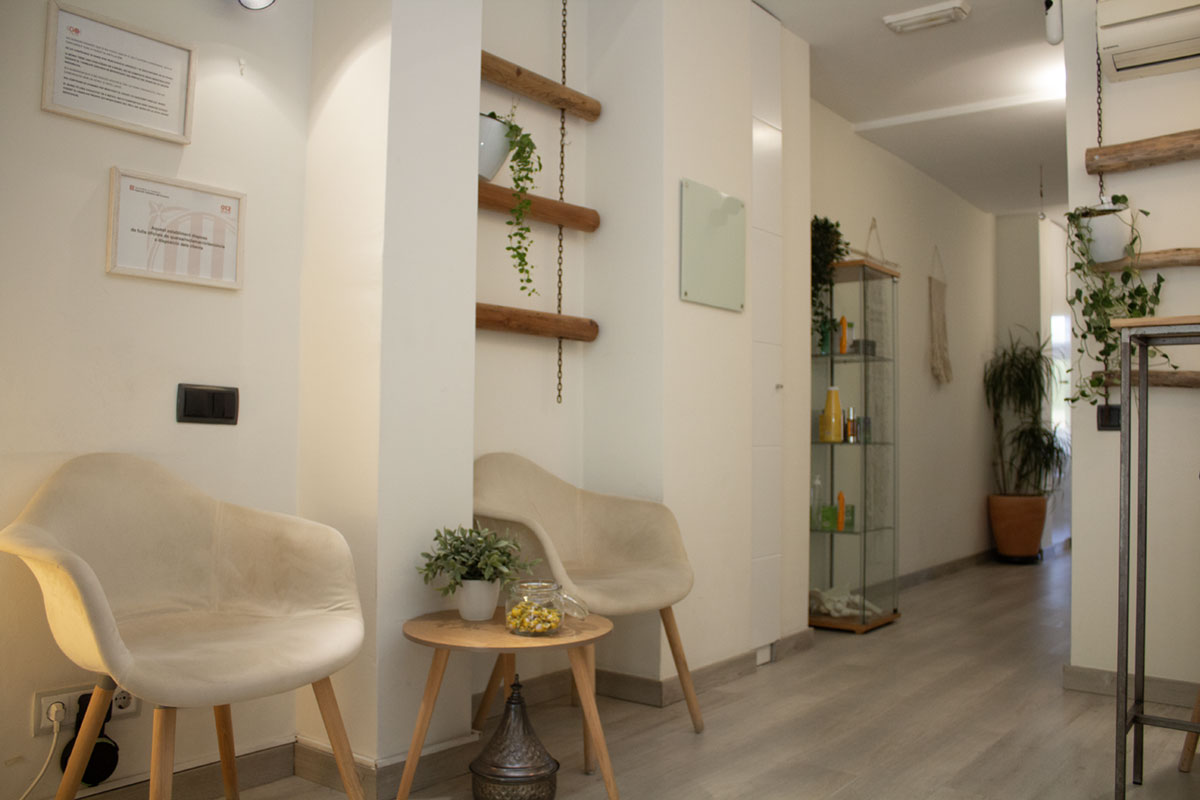 Sala de espera de la clínica The Kine Hub