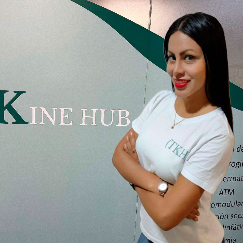 Andrea Quinto, fisioterapeuta e instructora de pilates de The Kine Hub Madrid